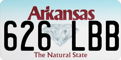 AR license plate 626LBB
