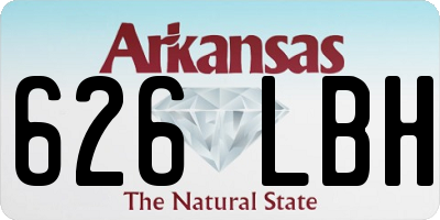 AR license plate 626LBH