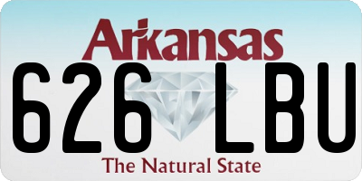 AR license plate 626LBU