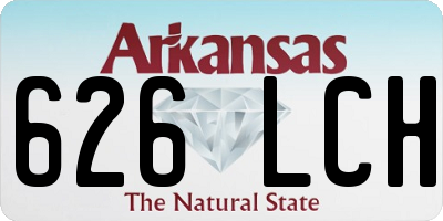AR license plate 626LCH