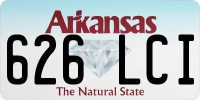 AR license plate 626LCI