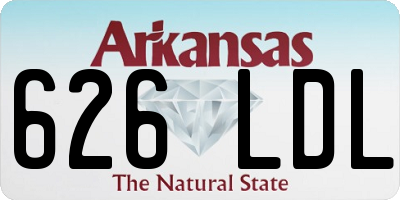 AR license plate 626LDL