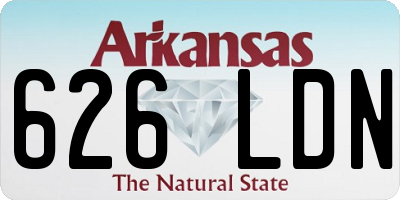 AR license plate 626LDN