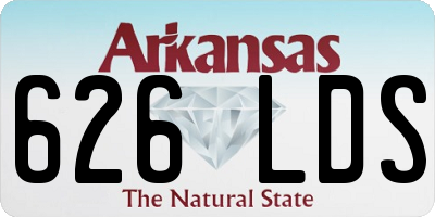 AR license plate 626LDS