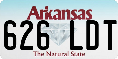 AR license plate 626LDT
