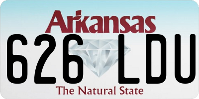 AR license plate 626LDU