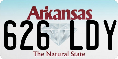 AR license plate 626LDY