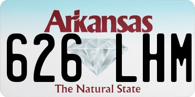AR license plate 626LHM