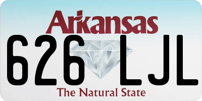 AR license plate 626LJL