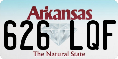 AR license plate 626LQF