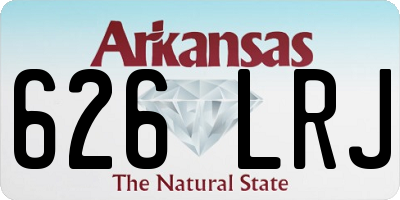 AR license plate 626LRJ