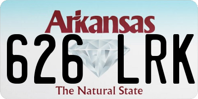 AR license plate 626LRK
