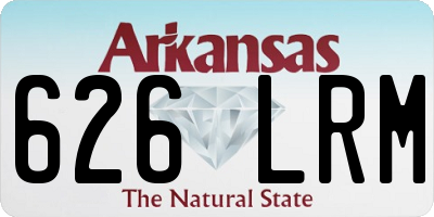 AR license plate 626LRM