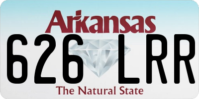 AR license plate 626LRR