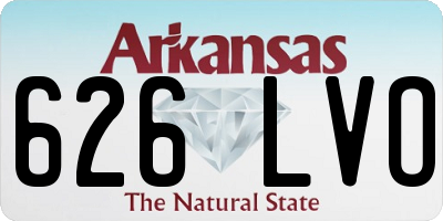 AR license plate 626LVO