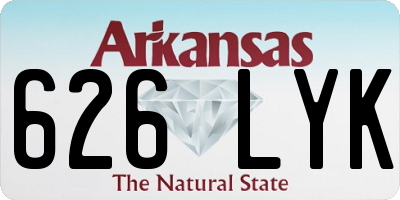 AR license plate 626LYK