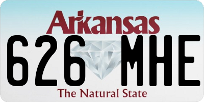 AR license plate 626MHE
