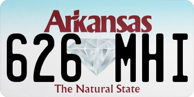 AR license plate 626MHI