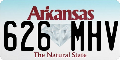 AR license plate 626MHV