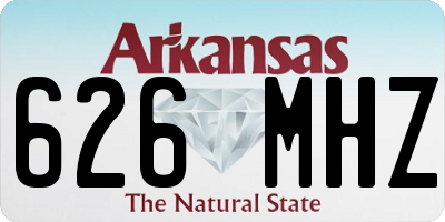 AR license plate 626MHZ
