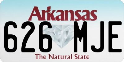 AR license plate 626MJE