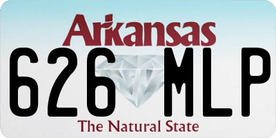 AR license plate 626MLP