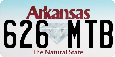 AR license plate 626MTB