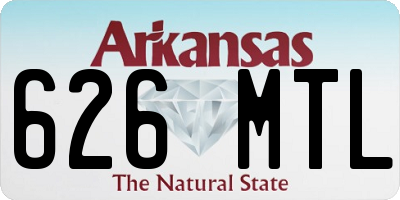 AR license plate 626MTL