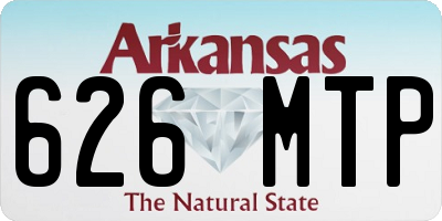 AR license plate 626MTP