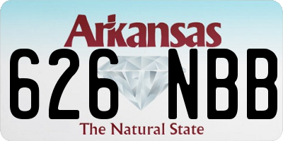 AR license plate 626NBB