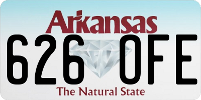 AR license plate 626OFE