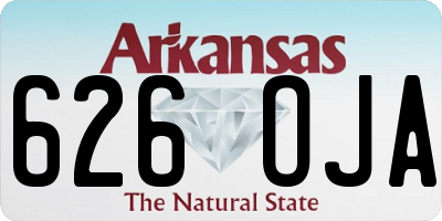 AR license plate 626OJA