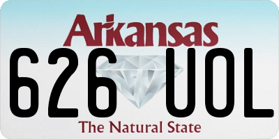 AR license plate 626UOL