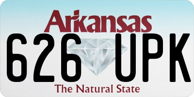 AR license plate 626UPK