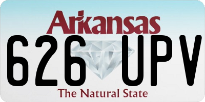 AR license plate 626UPV