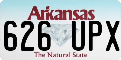 AR license plate 626UPX