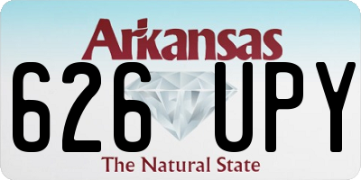 AR license plate 626UPY