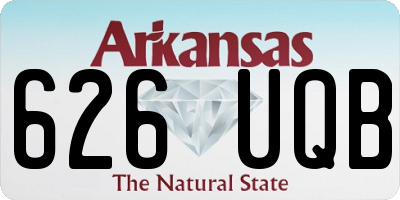 AR license plate 626UQB