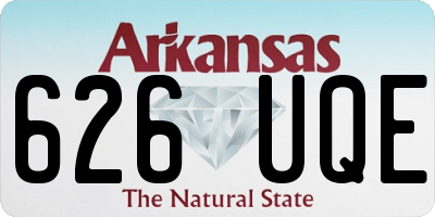 AR license plate 626UQE