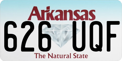 AR license plate 626UQF