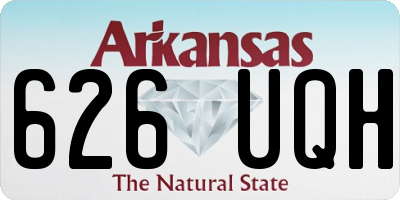 AR license plate 626UQH