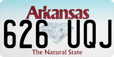 AR license plate 626UQJ