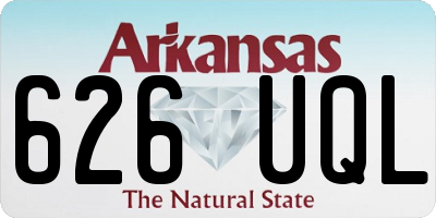 AR license plate 626UQL