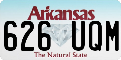 AR license plate 626UQM