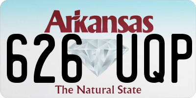 AR license plate 626UQP