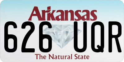 AR license plate 626UQR