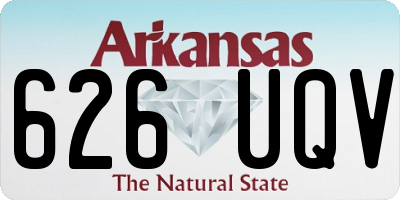 AR license plate 626UQV