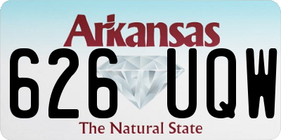 AR license plate 626UQW