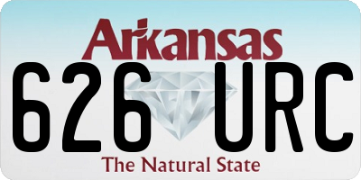 AR license plate 626URC