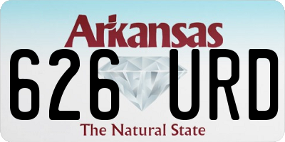 AR license plate 626URD
